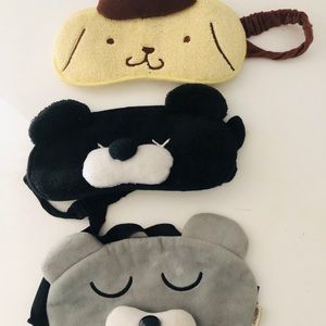 Cute animal eye masks (a set of 3)